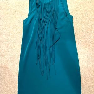 Zara Frilled Green Dress